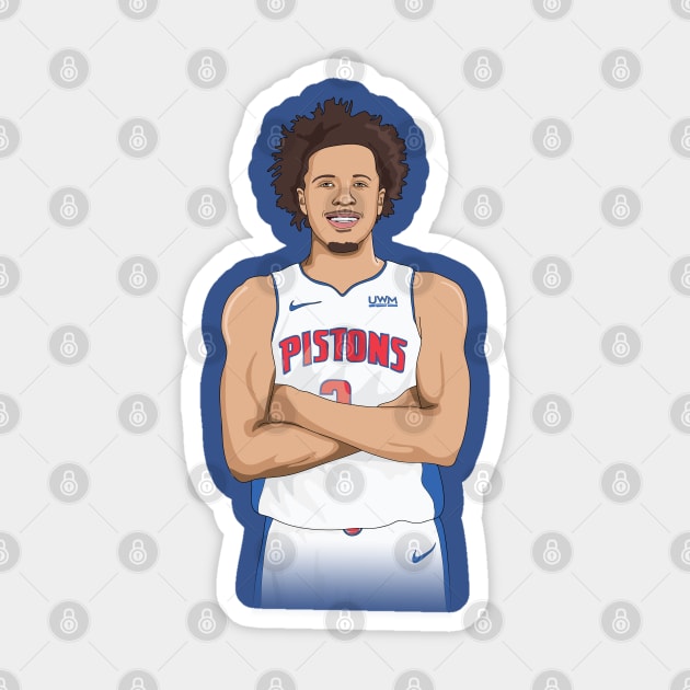 Cade Cunningham Sticker by xavierjfong